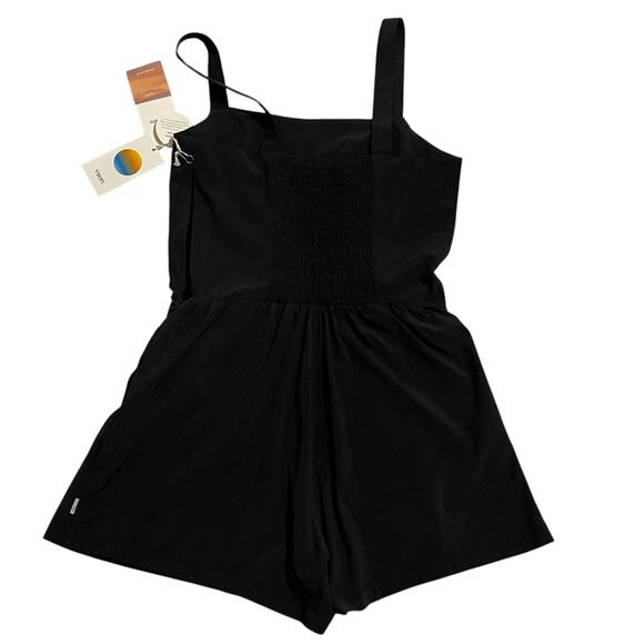 Vuori Villa Cami Romper in Black Size S NEW - Picture 7 of 9